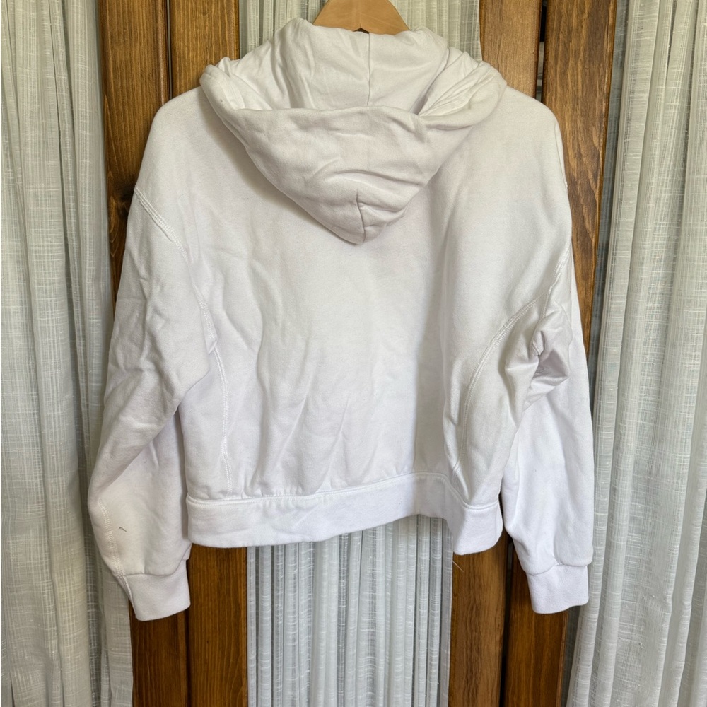 Abercrombie & Fitch White Hoodie szM - Picture 3 of 7